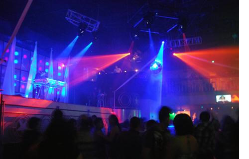 Audio and lighting installation at a Houston venue